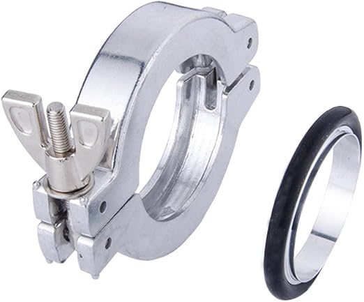 1 Set KF-40 Aluminium Wing Nut Hinge Clamp + KF40