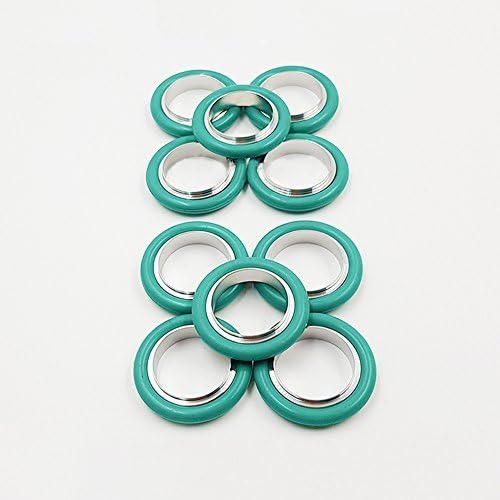 KF-40/NW-40 Vacuum Center Ring Aluminum with FKM Viton