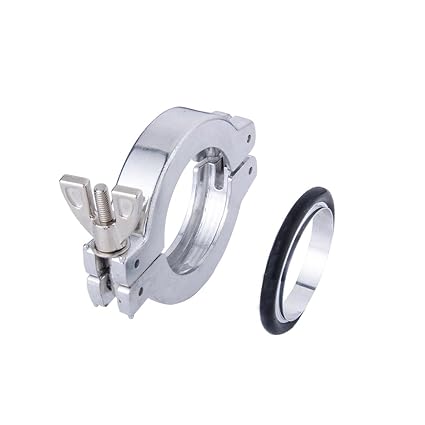 Set of 1 Aluminum Wing Nut NW/KF-16 Quick Clamps with