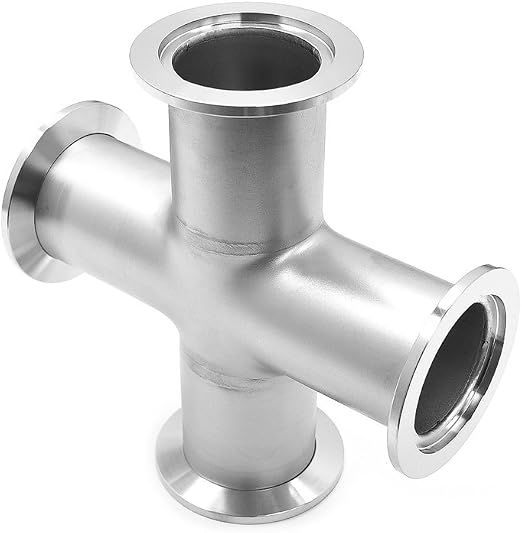 Cross 4-Way KF-40 Vacuum Fittings, ISO-KF NW-40