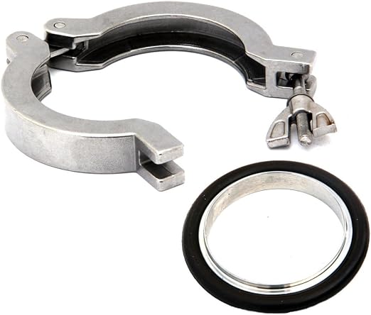 1 Set KF50 (NW50) Aluminium Clamp Ring Wing Nut + KF50