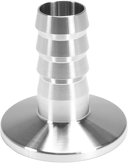 Stainless Steel 304 KF25 Flange to OD 16mm Rubber Hose