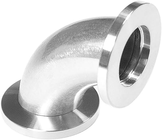 KF16 90 Degrees Vacuum Elbow, ISO-KF NW-16, 304