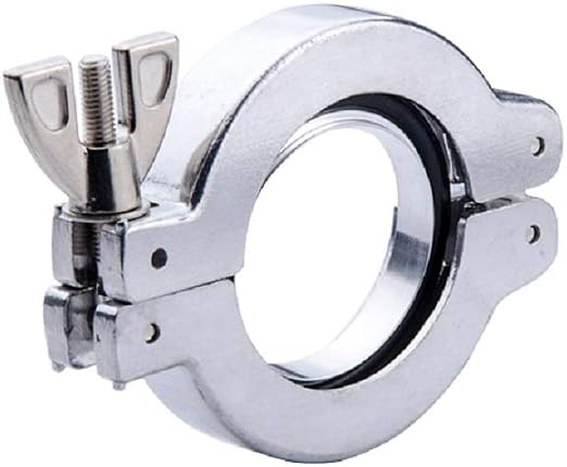 Hinge Clamp Vacuum Fittings, ISO-KF Flange Stainless