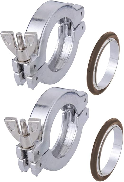 2 Sets KF-25 Aluminium Wing Nut Hinge Clamp + KF25