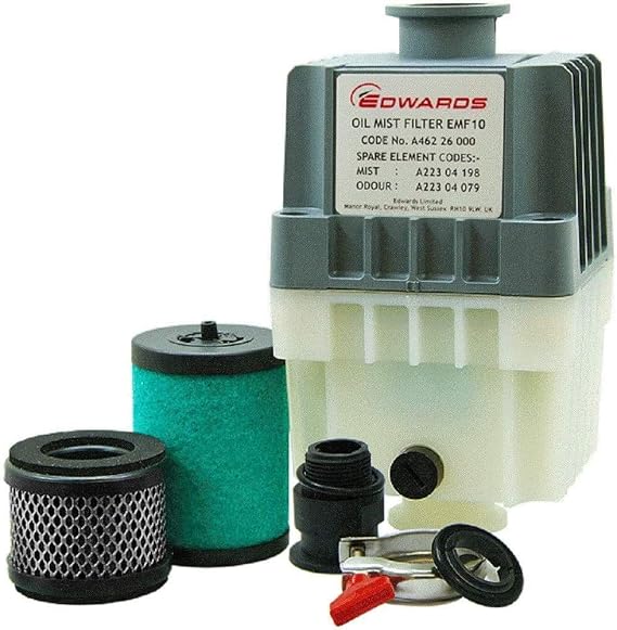 EMF10 Oil Mist Filter, KF25 Ports, for RV3