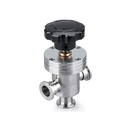 Vacuum Three-Way Baffle Valve Manual KF Vacuum Baffle