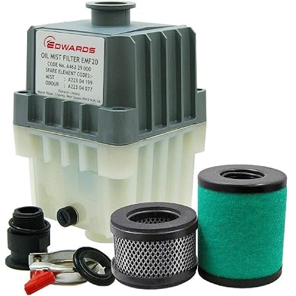 EMF20 Oil Mist Filter for RV12, E1M18, E2M18 Vacuum