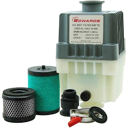 EMF10 Oil Mist Filter for RV3, RV5, RV8 Vacuum
