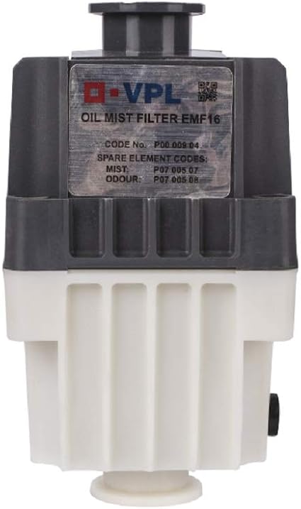 EMF16 Oil Mist Exhaust Filter KF25 Ports for Edwards