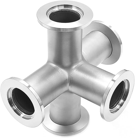 Cross 5-Way KF-25 Vacuum Fittings, ISO-KF NW-25