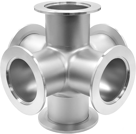 Cross 6-Way KF-50 Vacuum Fittings, ISO-KF NW-50